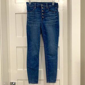 american eagle super hi rise jeggings jeans